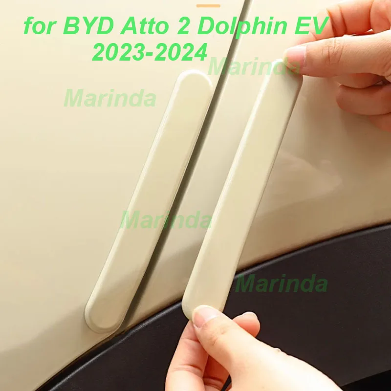 

Car Door Bumper Strip for Atto 2 Dolphin EV 2023-2024 Anti-scratch Door Lock Covers Protective ABS Trim Exterior Accessories