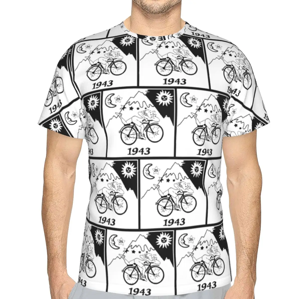 100% Cotton Discovery Of LSD Albert Hofmann T-Shirt Men's Classic T Shirt Men Crew Neck Summer Shirts Tops