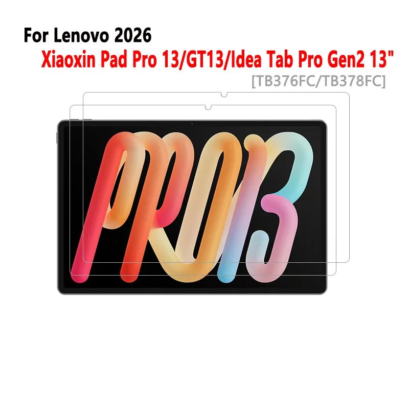 

Tempered Glass Film For Lenovo Xiaoxin Pad Pro13/GT13 2026 HD Scratch Screen Protector Idea Tab Pro Gen2 TB376FC/TB378FC 13"film
