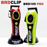 BRDCLIP BRD100 Professional electric hair clipper 8000RPM High speed motor DLC Blade 4500mAh Cordless trimmer base barber shop