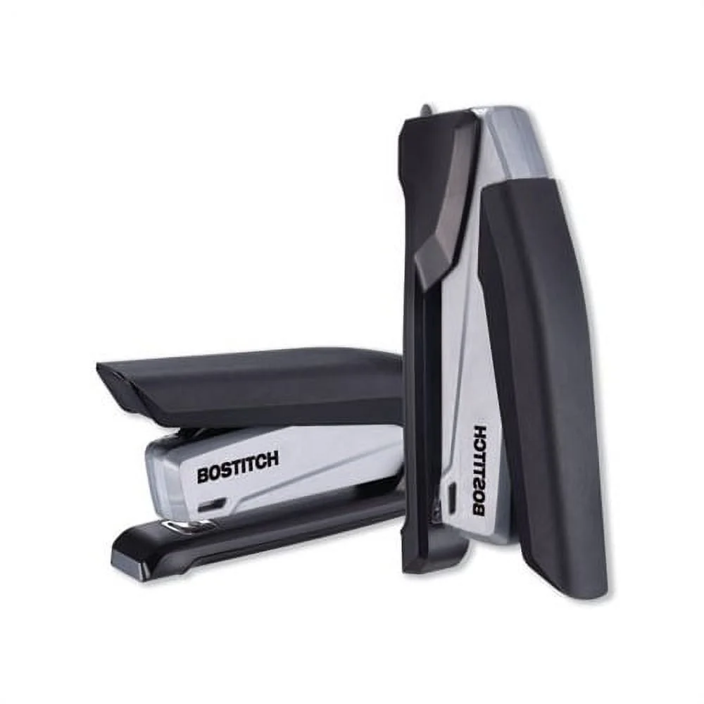 Premium Desktop Stapler One-Finger Technology 28 Sheet Capacity Staple Remover Storage Rubberized Base Smooth Operation Tacking