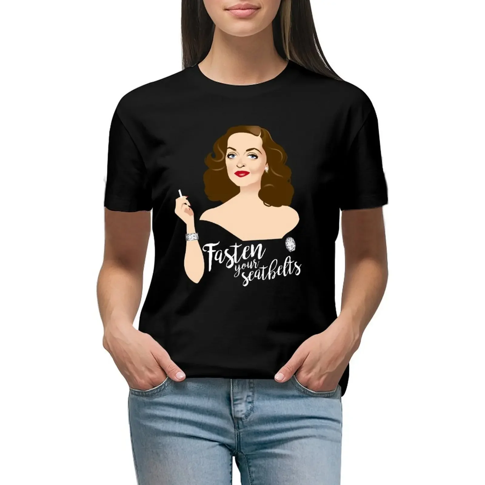 Fasten your seatbelts T-Shirt new edition blacks workout shirts for Women loose fit