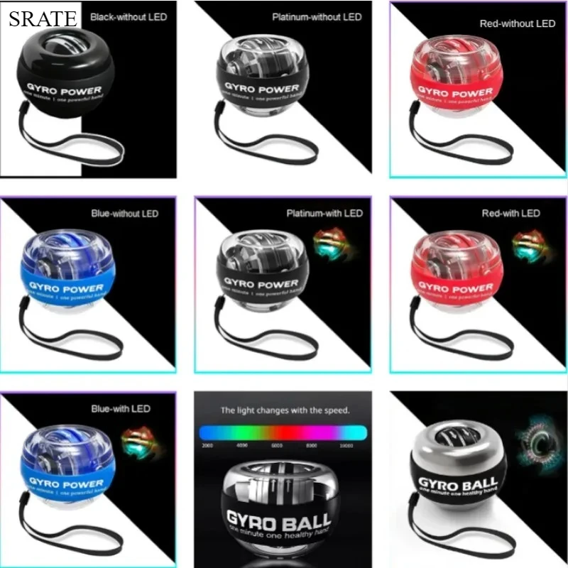

Self-Starting Wrist Gyro Ball Power Trainer Forearm Exerciser - Wrist Strengthening Device for Arm And Finger Muscle Training