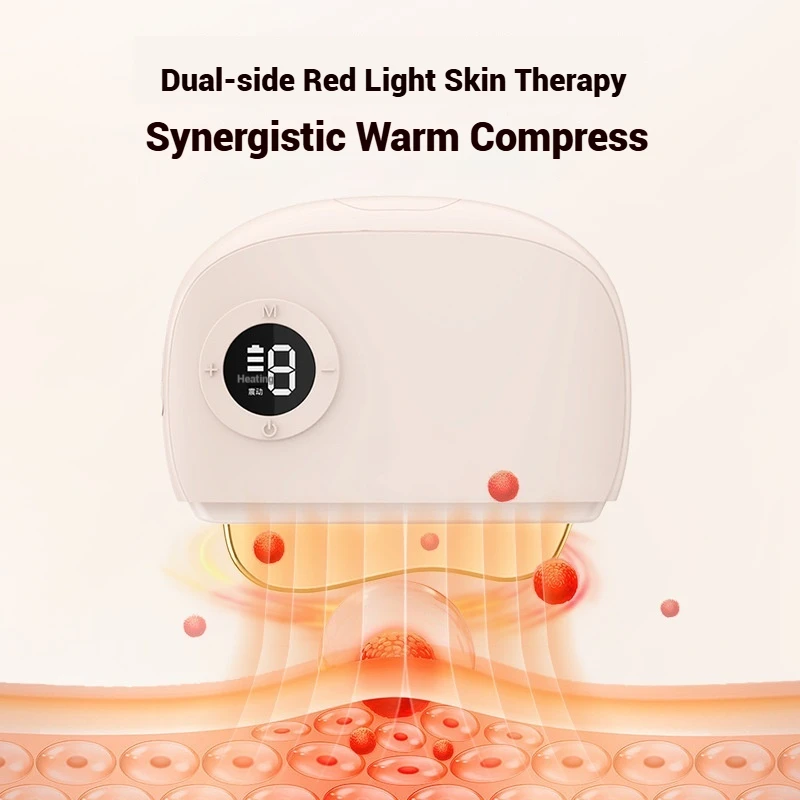 New Version Heated Microcurrent Neck Full-Body Massager Gua Sha Board, Electric Gua Sha Device Massager