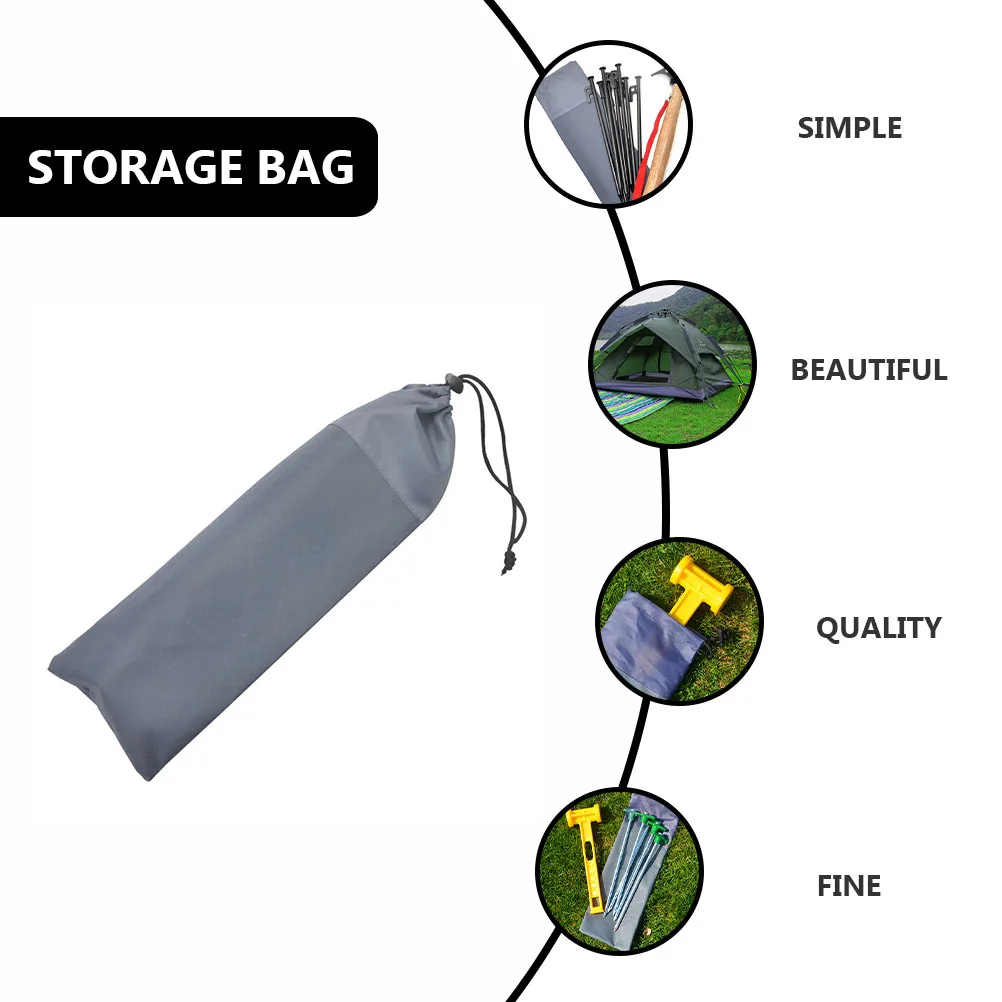 

2Pcs High Quality 600D Oxford Cloth Camping Nail Bags Portable Tent Peg Organizer For Outdoor Activities