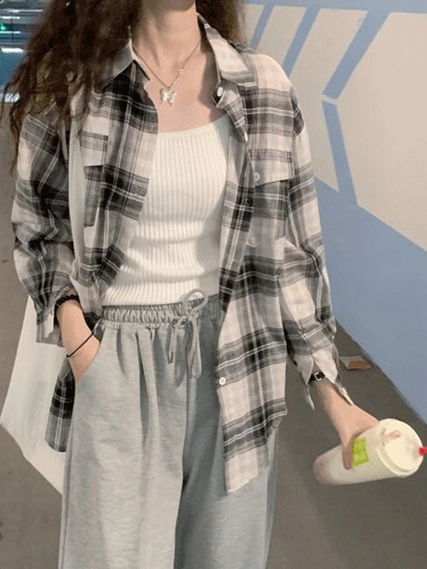 Csa de Proteção Solar Fena de Manga Longa Fina de Verão Estilo Casual Versátil Cardigan Aberto