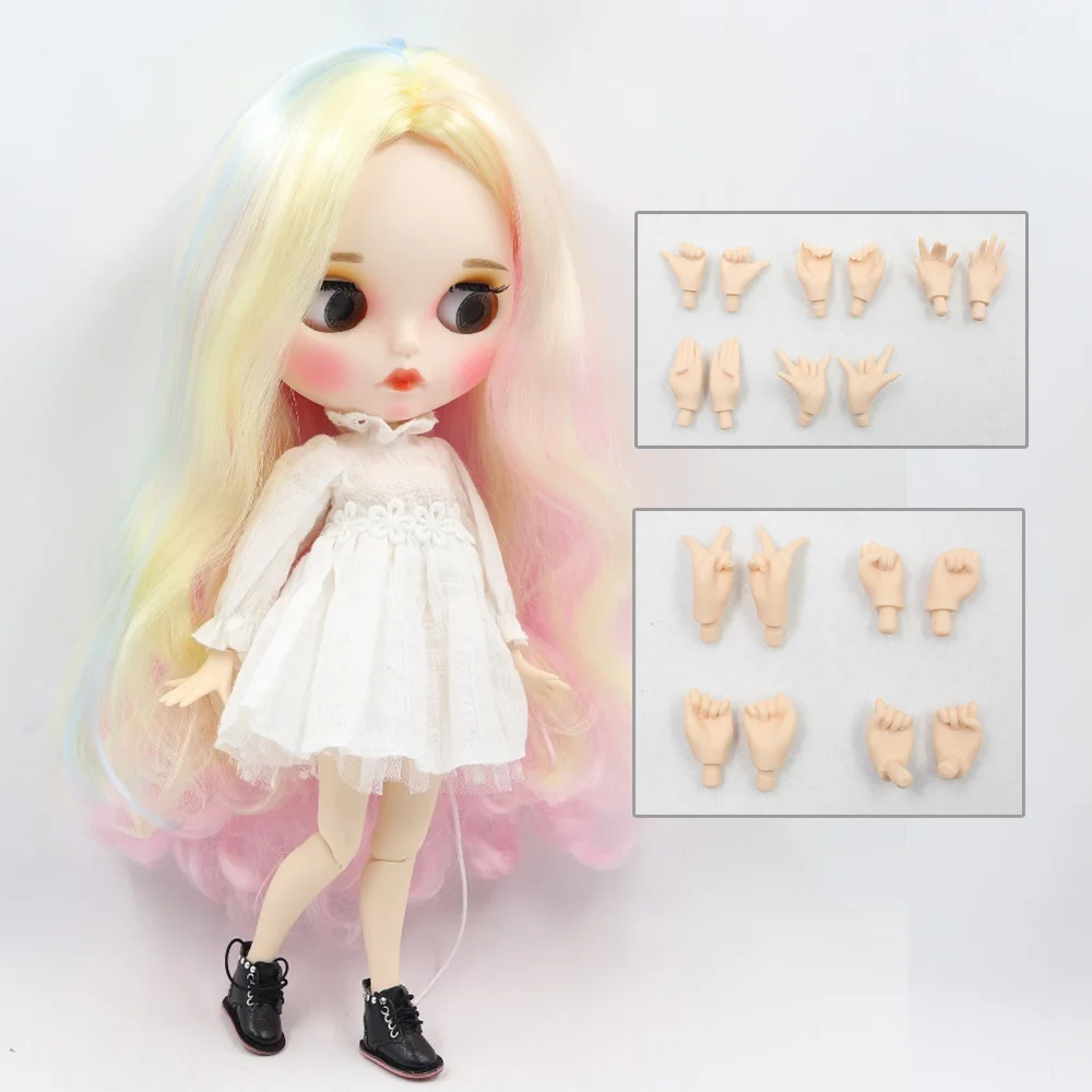 Icy Dbs Blyth Pop 1/6 Speelgoed Bjd Matte Gezicht Aangepaste Gezicht Joint Body Custom Pop 30Cm Meisjes Gift Anime
