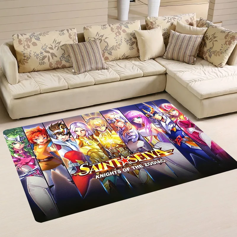 

Bath Mat Anime Carpets Saint Seiya Balcony Kitchen Carpet Room Rugs Doormat Entrance Door Home Foot Rug Mats Bathroom House