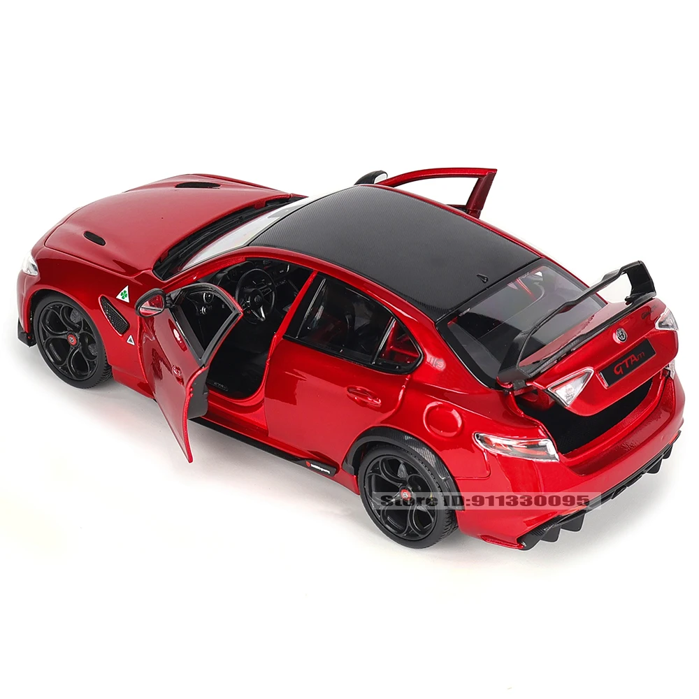Bburago 1:18 Alfa Romeo Giulia GTAm # Coche clásico de lujo de aleación 99, modelo de coche fundido a presión, colección de jugu