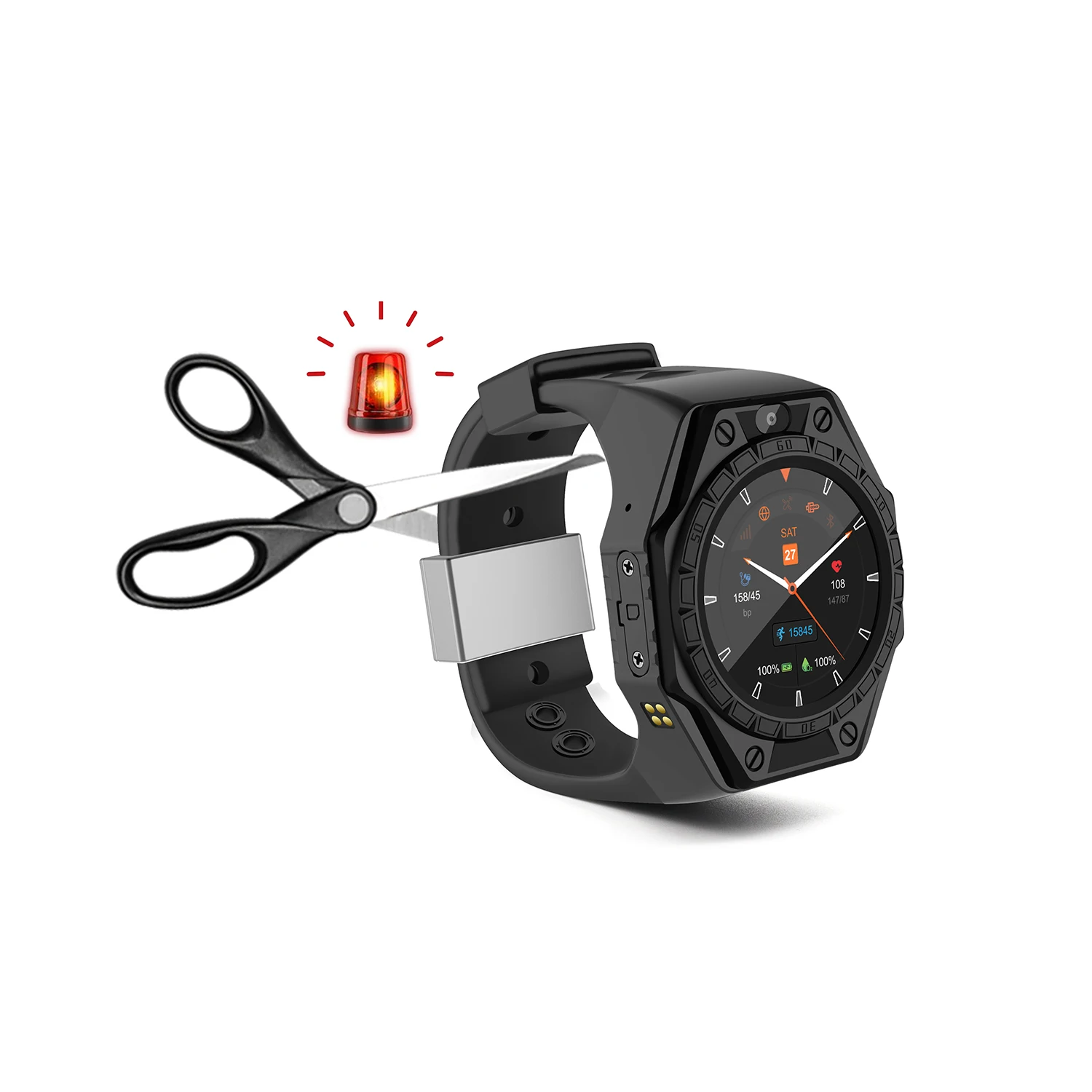 

4G GPS Bracelet Wrist Ankle Tracker For Prisoner With Patient ing Software