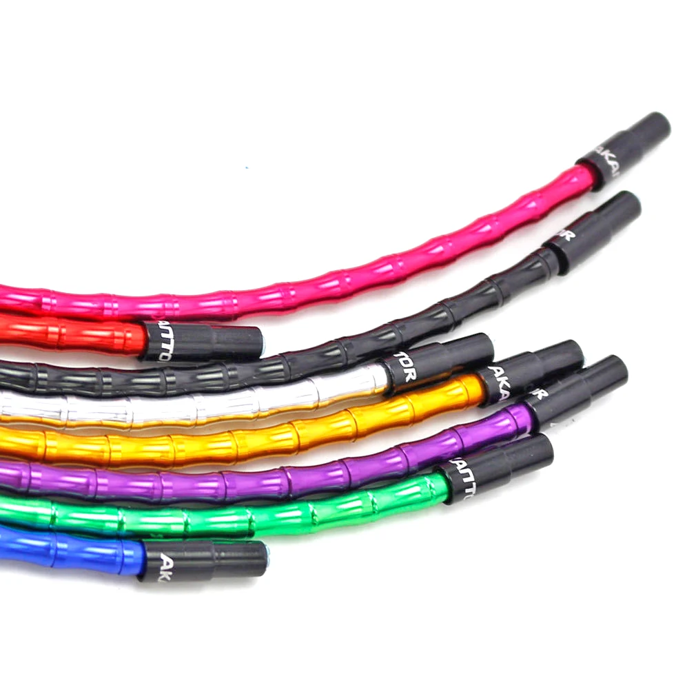 Bicycle Cables Housing Aluminum alloy Slub Tube Mountain Bike Variable Speed Brake Oil Injection Fishbone Wire Tube