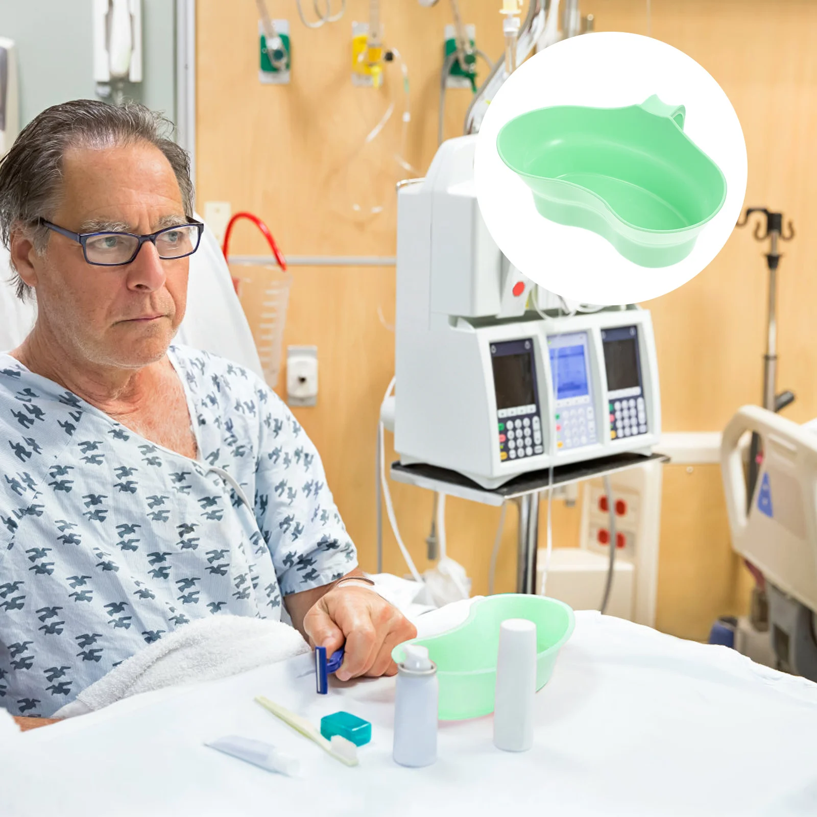 

Household Plastic Toothbrush Cup for Elderly Nursing Practical Mouthwash Toothpaste Holder for Home Hospital Bathroom Use