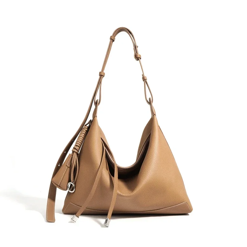 

Jonlily Women Genuine Leather Shoulder Bag Female Fashion Handbag Totes Casual Underarm Bag Daybag Crossbody Bag Purse -KG1827