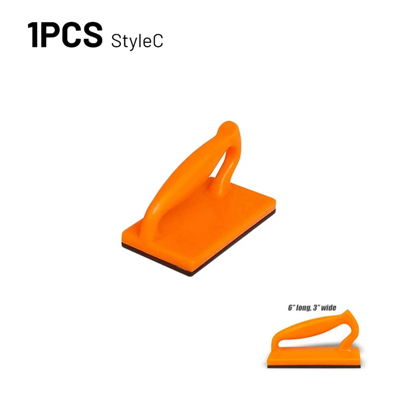 5-Piece Push Handle Woodworking Planer Orange Woodworking Tools Is Suitable For Router, Joiner And Table Saw Woodworking Tools