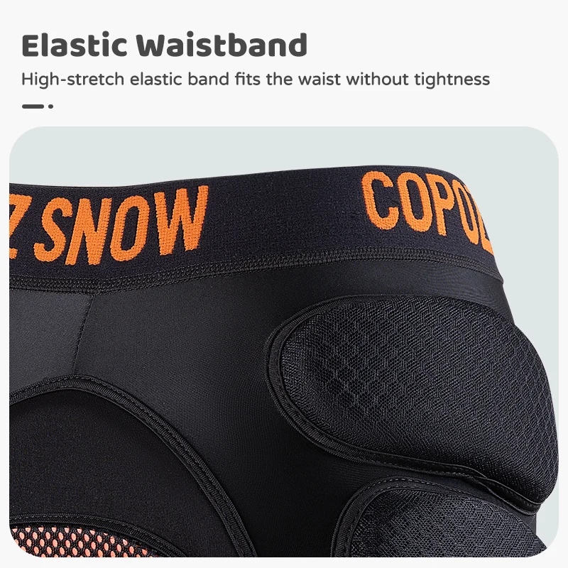 COPOZZ Children Protective Hip Pad Skiing Snowboard Protection Shorts Drop Resistance Roller Skate Butt Pad Pants Protecter