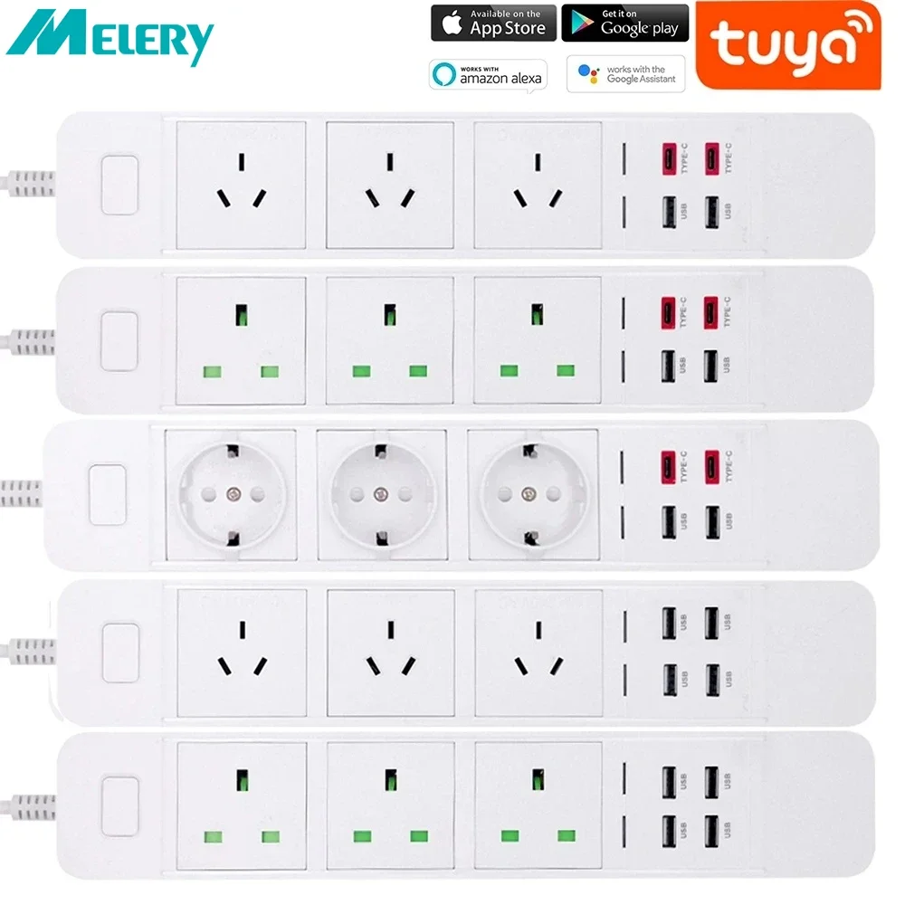 

Умный удлинитель Melery с поддержкой Wi-Fi и USB-портами