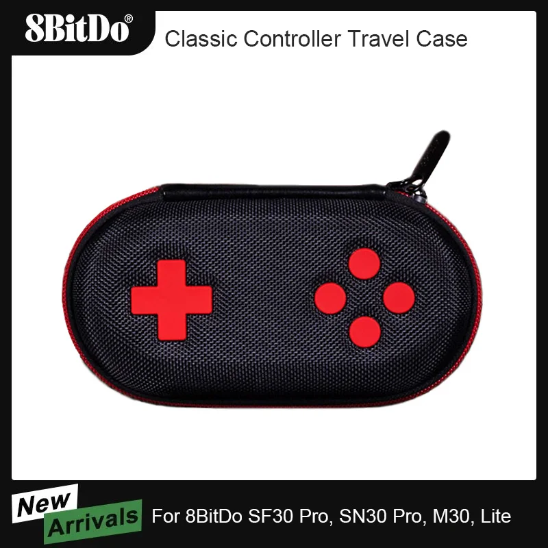 

8BitDo Classic Controller Travel Case Protective Bag for SF30 Pro/ SN30 Pro/ M30/ Lite Gamepad