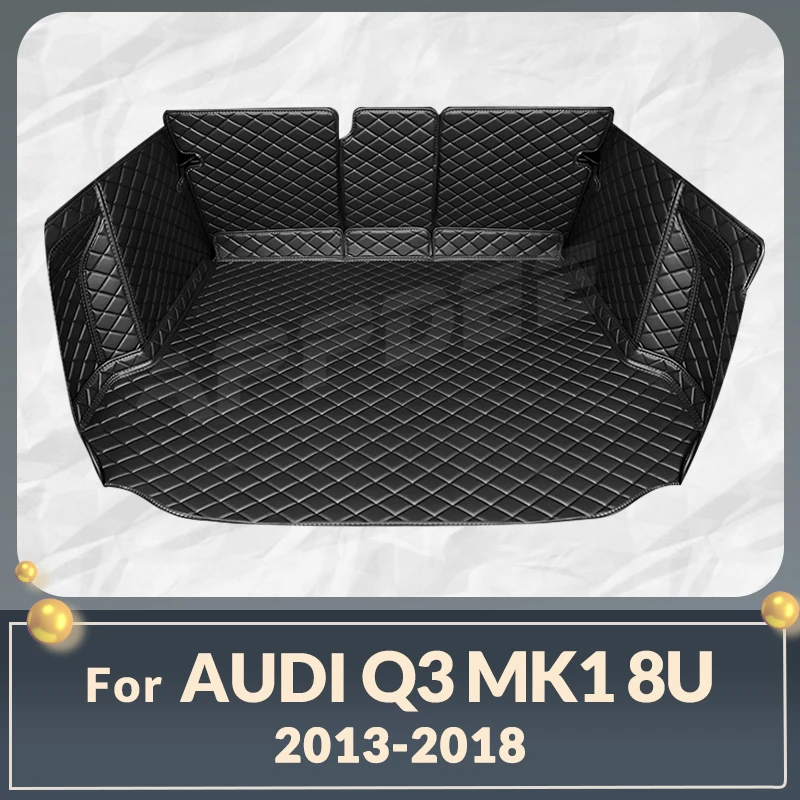 

Auto Full Coverage Trunk Mat For Audi Q3 MK1 8U 2013-2018 17 16 15 14 Car Boot Cover Pad Cargo Interior Protector Accessories