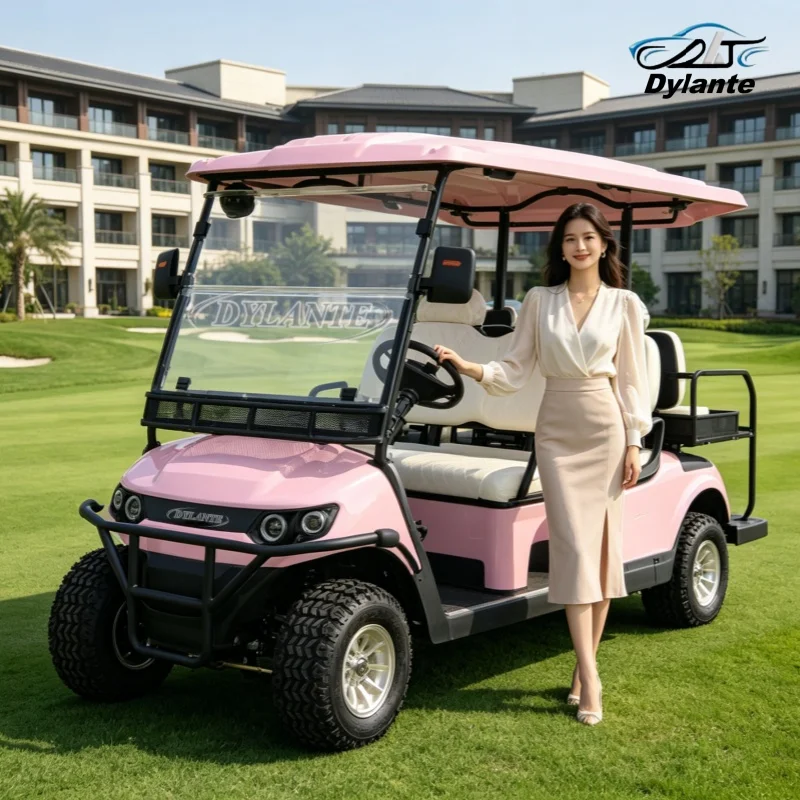 High-Performance Two-Seat Electric Golf Cart With A Powerful 5kW AC Motor And Lithium Battery Drive Colors Are Customizable