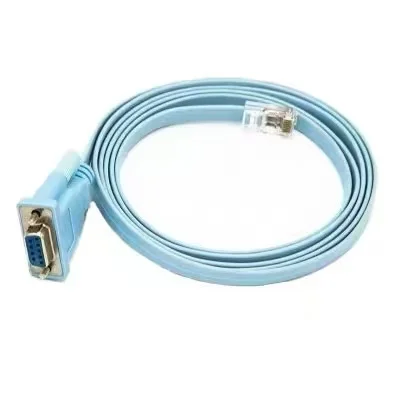 Сетевой кабель RJ45 с кристаллической головкой RS232 для COM, девятигольный консольный кабель переключателя, последовательный кабель DB9