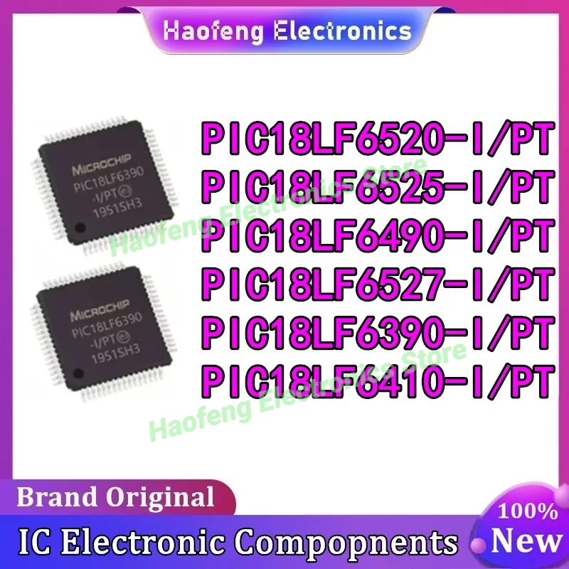 

PIC18LF6390-I/PT PIC18LF6410 PIC18LF6490 PIC18LF6520 PIC18LF6525 PIC18LF6527-I/PT IC MCU Chip TQFP-64 in stock