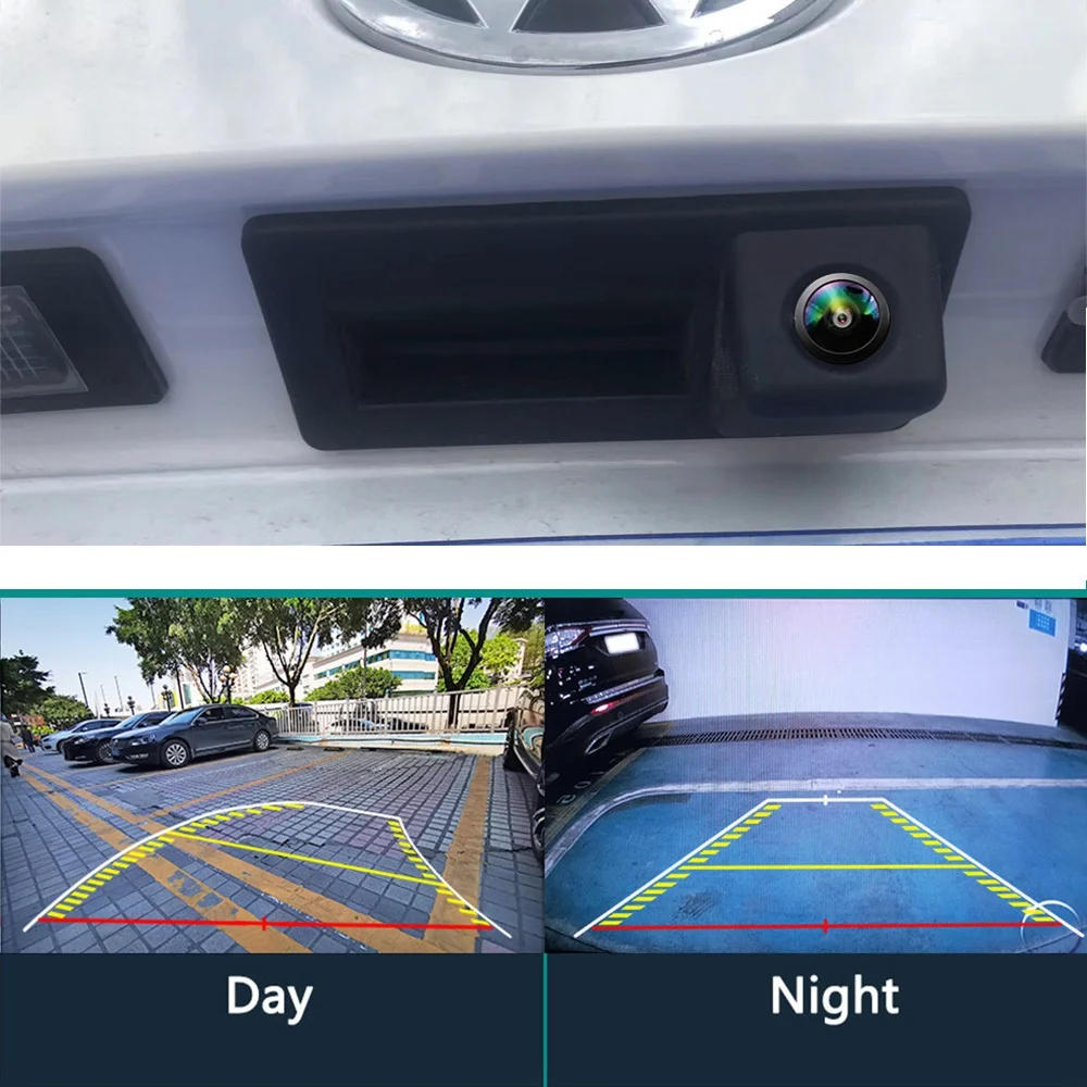 Fits for Track Vehicle Rear View Camera 170 Degree 1080P for- Golf- B6 7 for- A3 4 A5 A6 S5