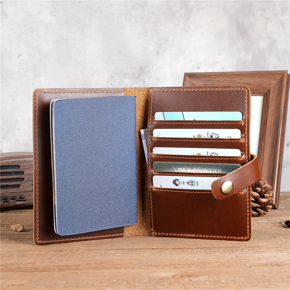 Men Genuine Leather Wallet Card Holde RFID Blocking Function Coin Purse Money Top Quality Wallets Multi-functional Card Hoder