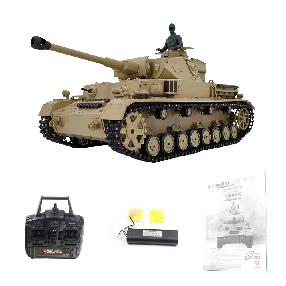 1/16 Cool M60a3 Remote Control Off-road Battle Tank Metal Model 2.4g Rc Tank Toy Compatible With Henglong 7.0 Boy Birthday Toys