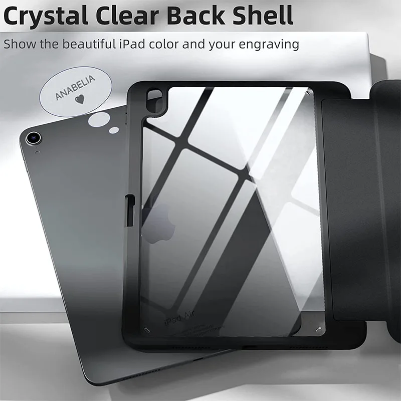 Case for iPad 10 2022 A2757 A2777 Smart Cover for iPad 2022 10th Generation 10.9 Inch Support charging Detachable Magnetic Case