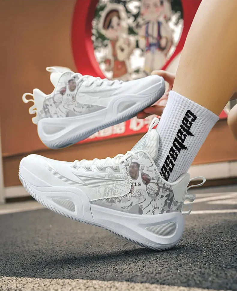 

2025 Basketball shoes, trendy sports shoes for teenagers, casual Couple basketball shoes sneakers men