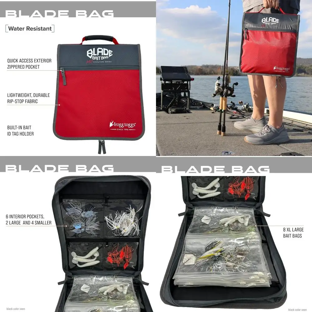 

Angler's Essential: Blade Bait Bag for Fishing Tackle and Lure Organization