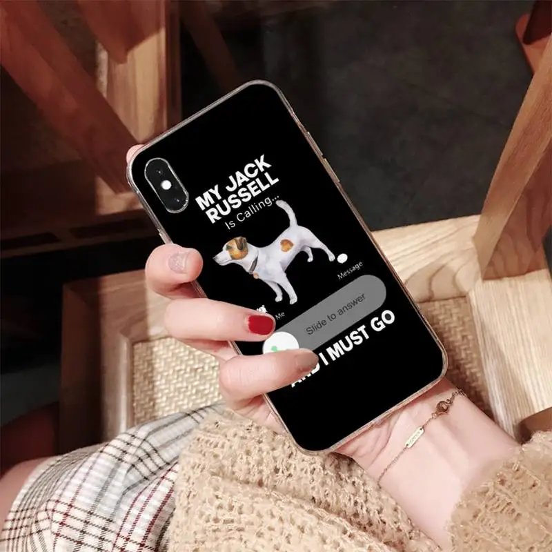 MaiYaCa Jack Russell Terrier Dog Phone Case for iPhone 11 12 13 mini pro XS MAX 8 7 6 6S Plus X 5S SE 2020 XR case