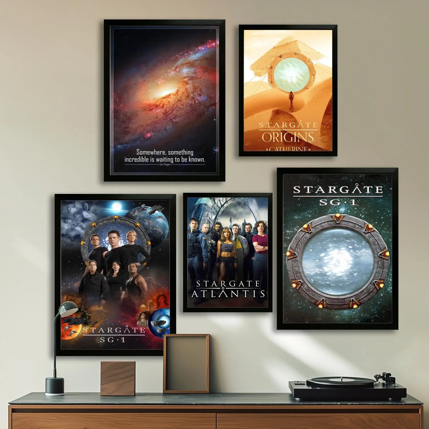 Stargate SG-1 TV Show Canvas Art Poster and Wall Art, Picture Print, Modern Family Bedroom Decor, Posters,Decorative painting