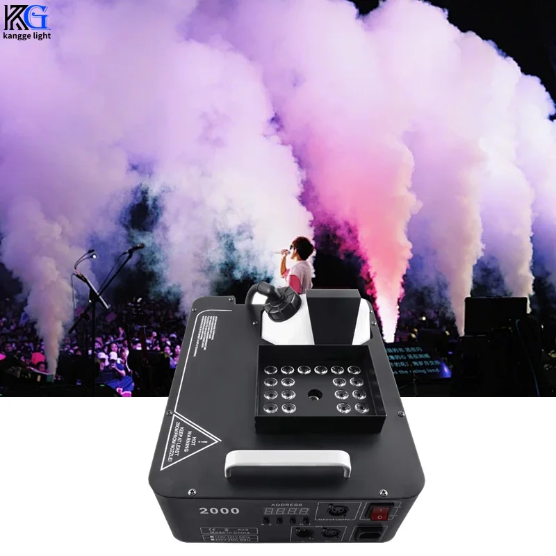 Led Stage Fog Machine Dj Rookmachine 1500W Rookmachine Dmx Machine Verticale Rookmachine Voor Party Bruiloft Stadium Apparatuur