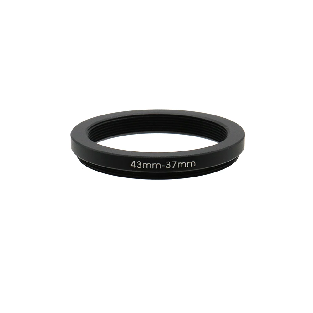 34-37mm,34-52mm,35-37mm,43-37mm,43-46mm,43-52mm Step Up Ring Filter Adapter black