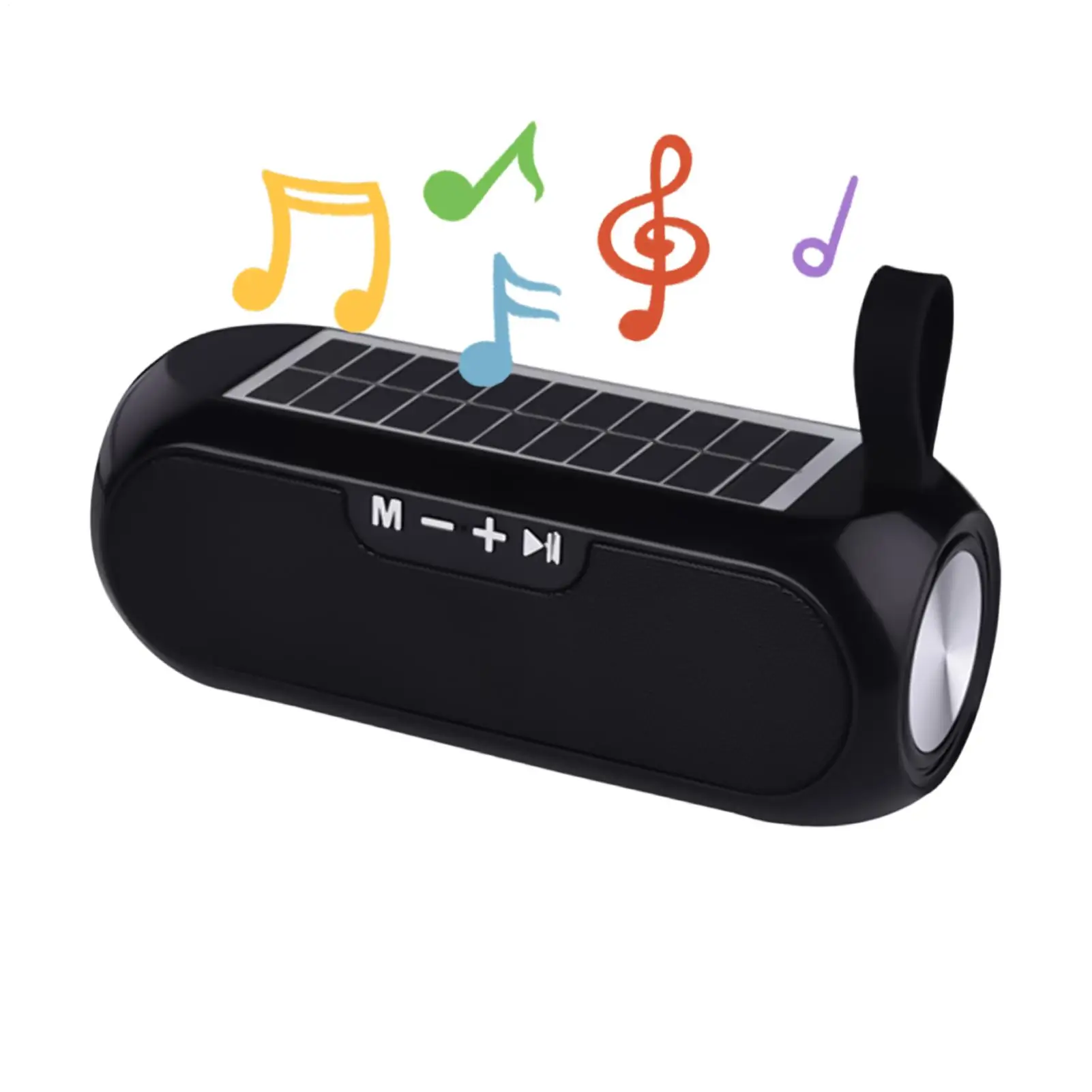 

Беспроводная колонка на солнечной энергии, стереофонический аудиоусилитель, настольная колонка для улицы, пляжа, путешествий, вечеринок, дома, кемпинга, отпуска, для женщин