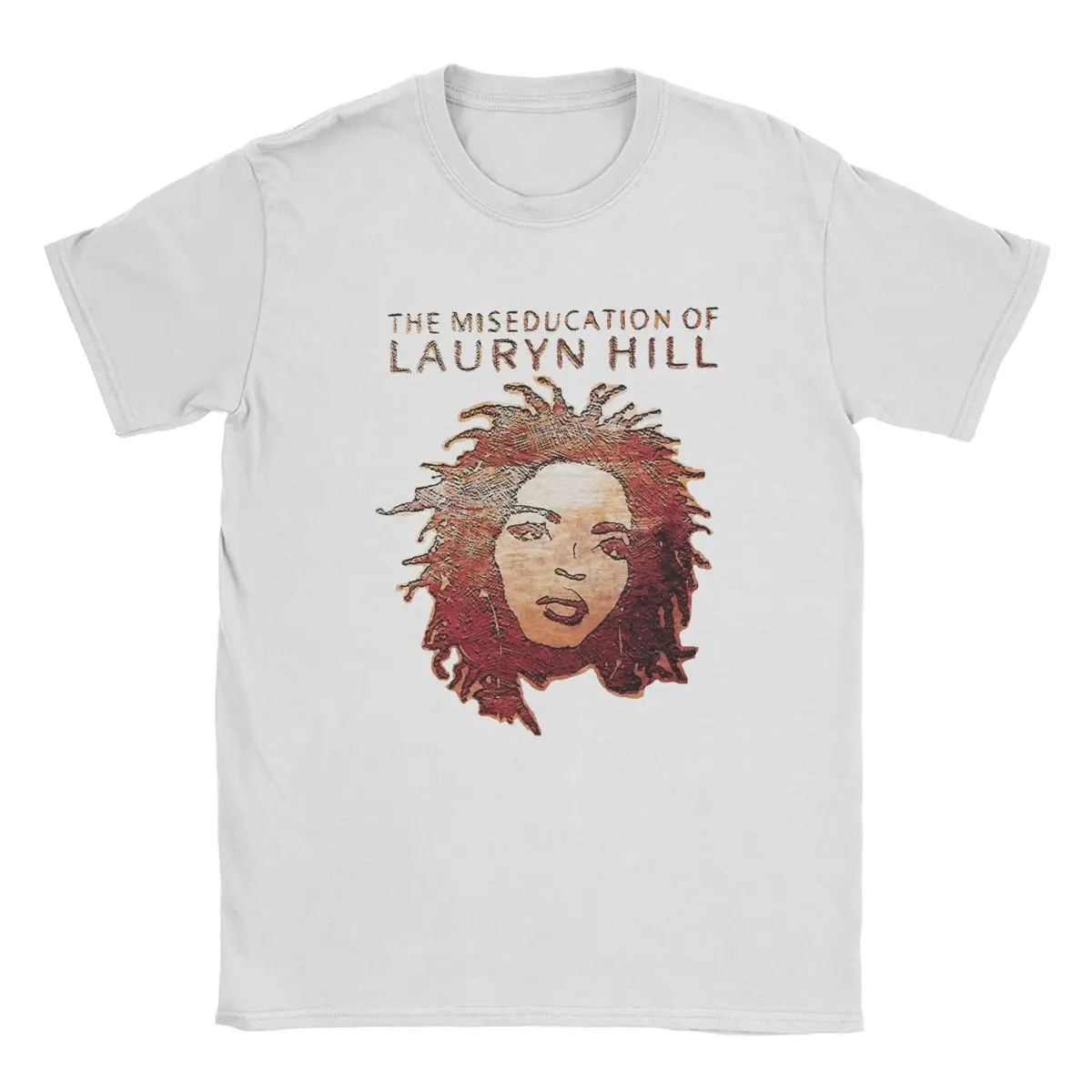 

Новинка, знаменитые футболки Lauryn Hill, мужская футболка с круглым вырезом, футболка в стиле хип-хоп, Harajuku, музыкальные футболки с короткими рукавами, одежда больших размеров, летняя одежда