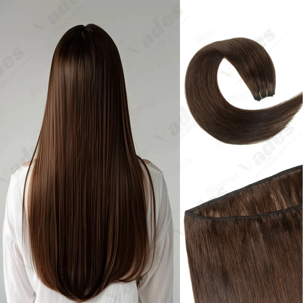 

Натуральные прямые волосы Реми для наращивания, машинная обработка, 50 г/пучок, для женщин