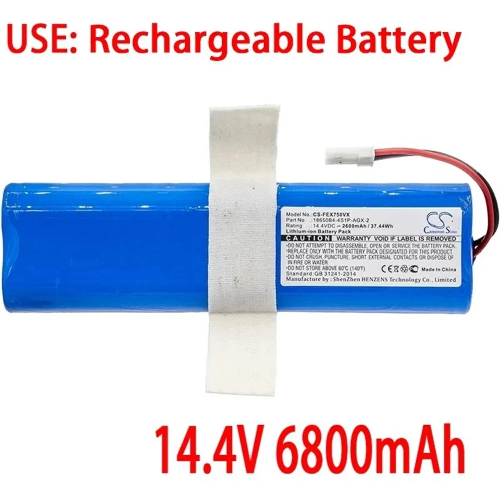 2023 14.4V 2600mAh 3200mah Lithium Battery For 14.8V Llife V3s V50 V5s V55 V5Lpro V8s X750 Robot Vacuum Cleaner Battery