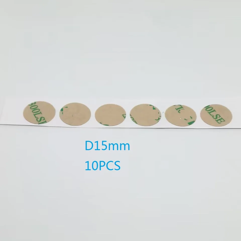 10PCS/LOT 0.17mm Ultra Thin Circular Double-Sided Adhesive Tape Dia 15mm 18mm 20mm 25mm Strong Round Transparent Self-adhesive