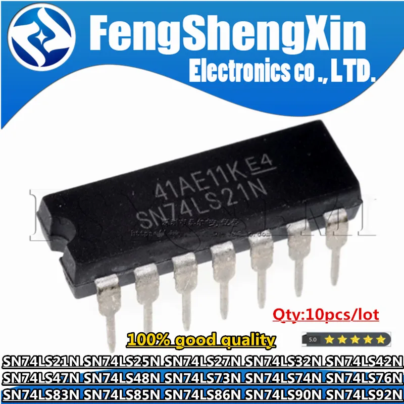SN74LS21N 74LS25 SN74LS27N SN74LS32N 74LS42 SN74LS47N SN74LS48N 74LS73 SN74LS74N 74LS76 74LS83 74LS85 SN74LS86N SN74LS90N 74LS92