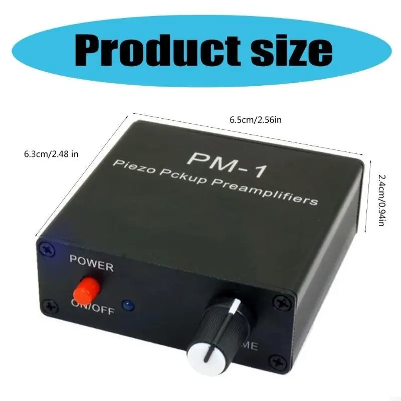 J1HD مقاومة عالية jfet الغيتار preamplifier للأسطح مثبتة بيزو بيك آب