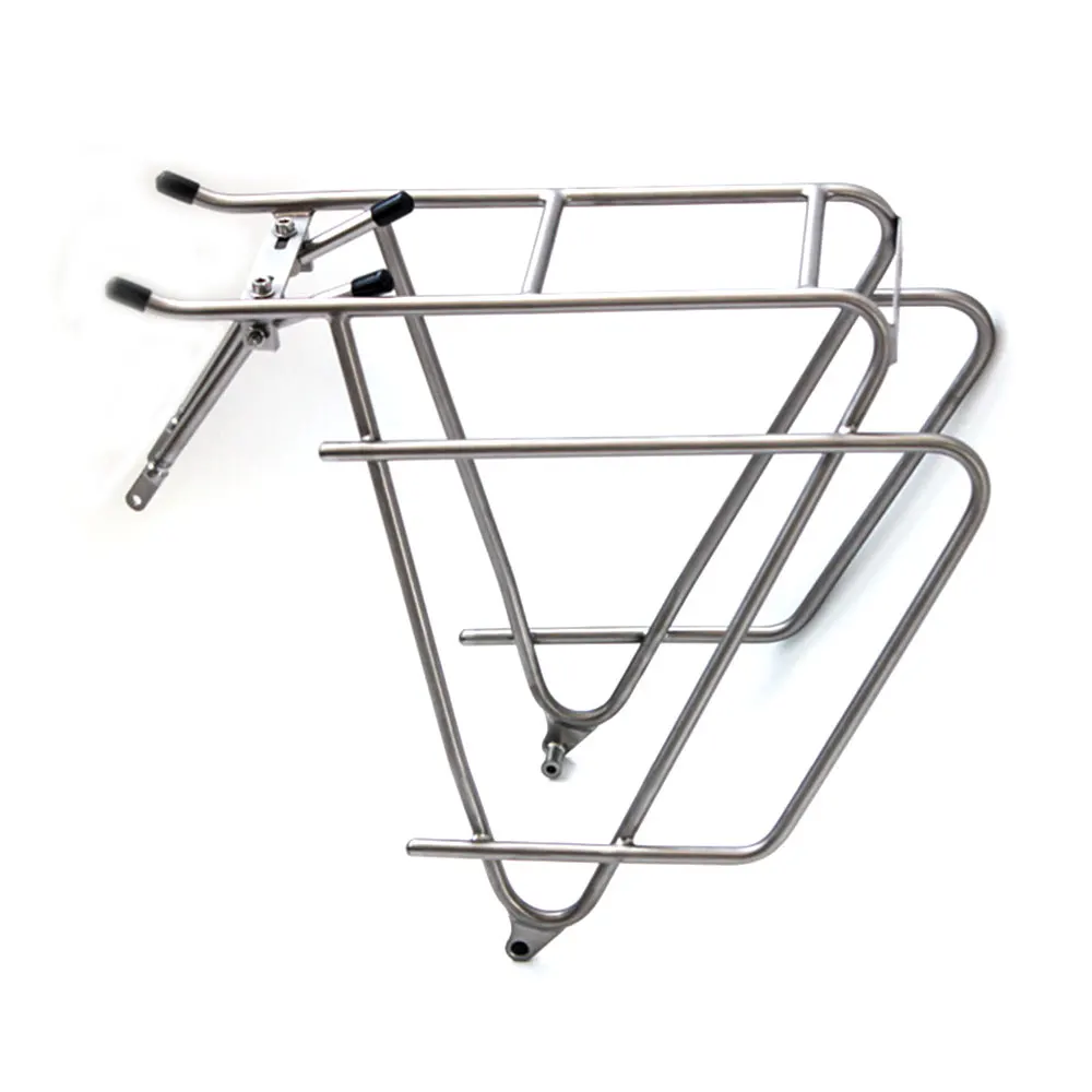 Titanium Luggage Shelf Rear Rack for MTB Bicycle, Gravel Road Bike Frame