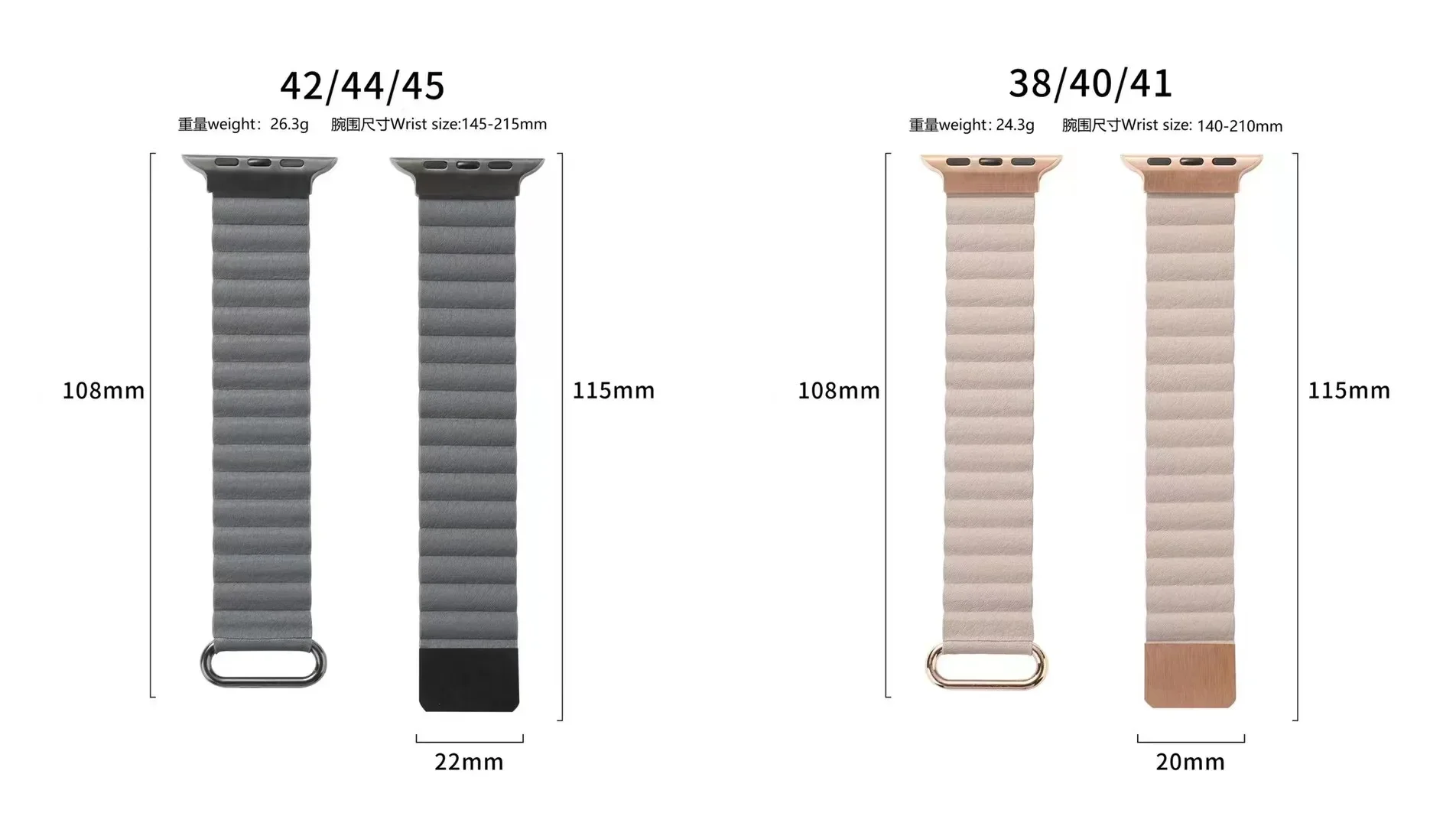 Magnetic Loop strap For Apple Watch Band 45mm 41mm 44mm 42mm 46mm 49mm Leather Metal wristband iWatch Ultra 10 9  8 7 6 5 4 3 SE