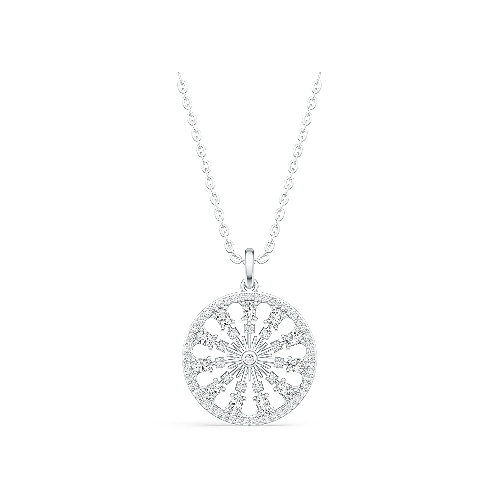 

SONGYUN Brand Jewelry 925 Sterling Silver Necklace Moissanite Diamond Choker Vacation Women Real Gold Plated SYT Patent Pendant