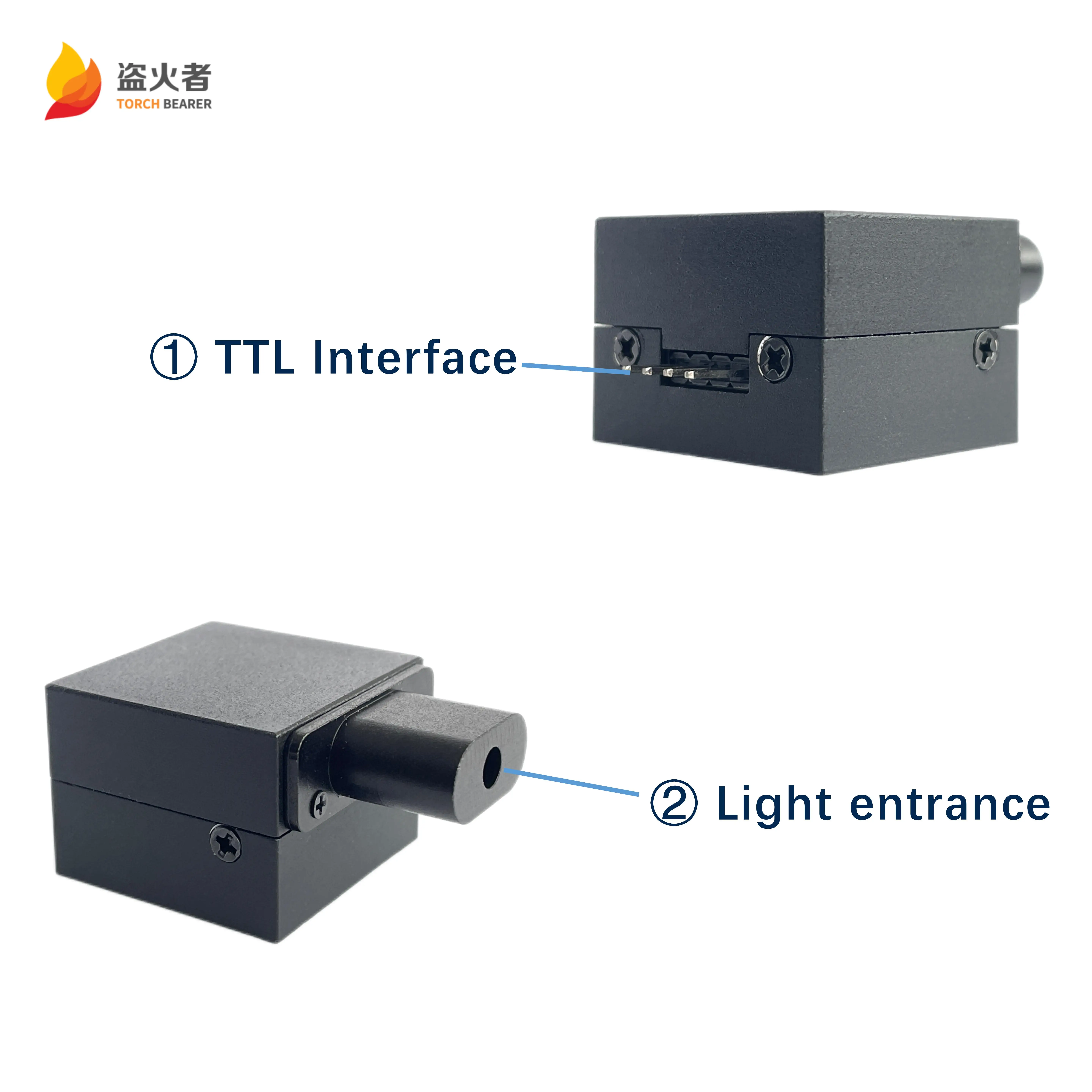 T3 Portable Fibre Optical Spectrometer UV Spectrometer 340-1020nm CCD Spectroradiometer