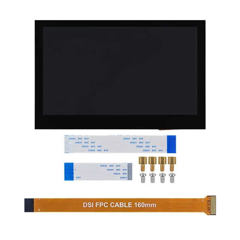 Touch screen capacitivo da 4,3 pollici per Raspberry Pi 5/4B/3B + Display IPS Cavo CSI senza unità 800X480 con monitor standard