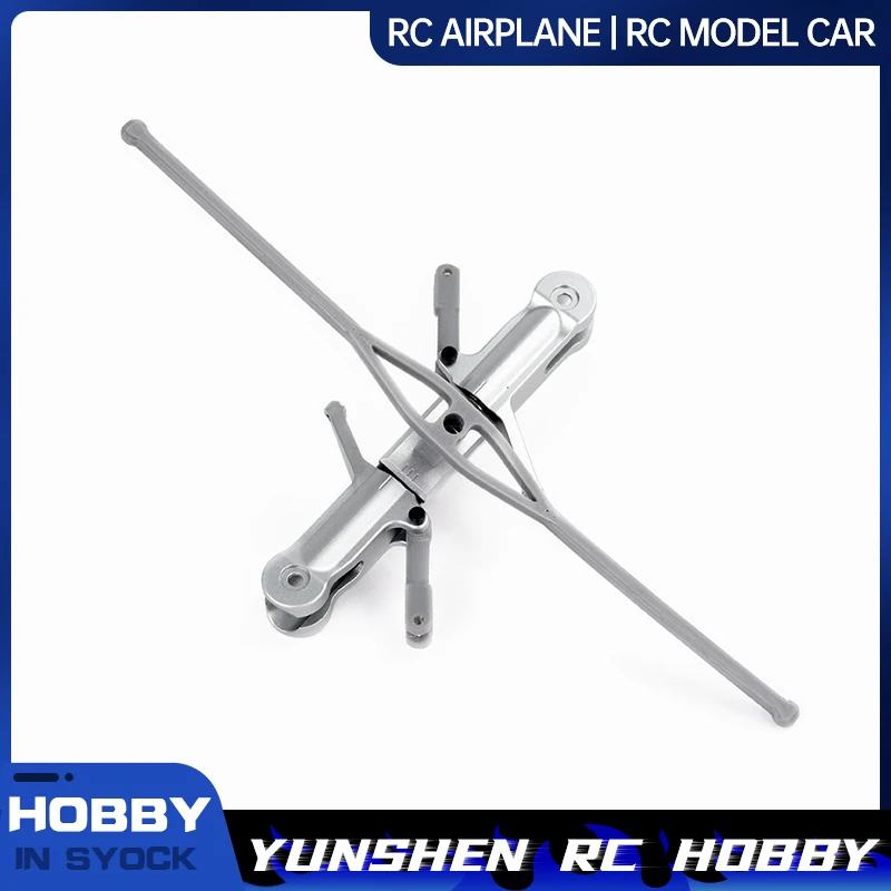 

Huyi Uh1 Bell 206 Upgraded Accessories Metal Rotor Head Blade Clamp Fw450l Original Blade 3d Printed Accessories