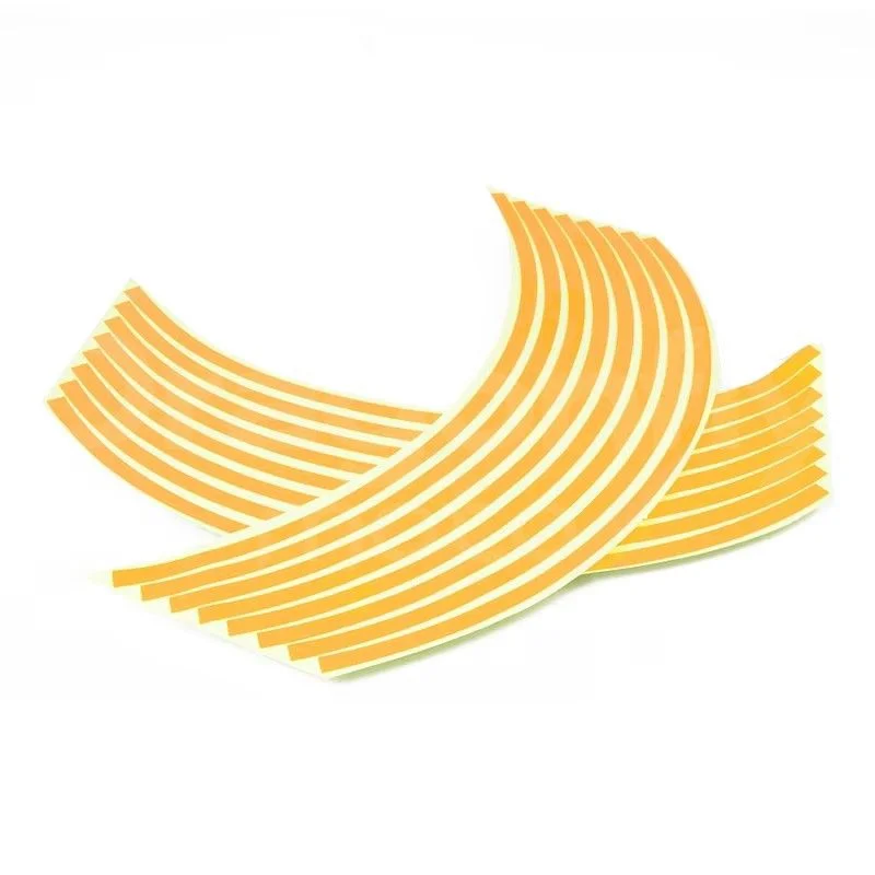 16 Strips Bike Motorcycle Wheel Sticker Tape 17 18inch for YAMAHA XJR400 XJR1200 XJR1300 XJ600 XJ6 MT07 MT09 Honda MSX125 GW250