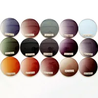 Gafas de sol con tintado de índice 1,67, lentes coloridas antiuv y antideslumbrantes, graduadas, superfinas, adecuadas